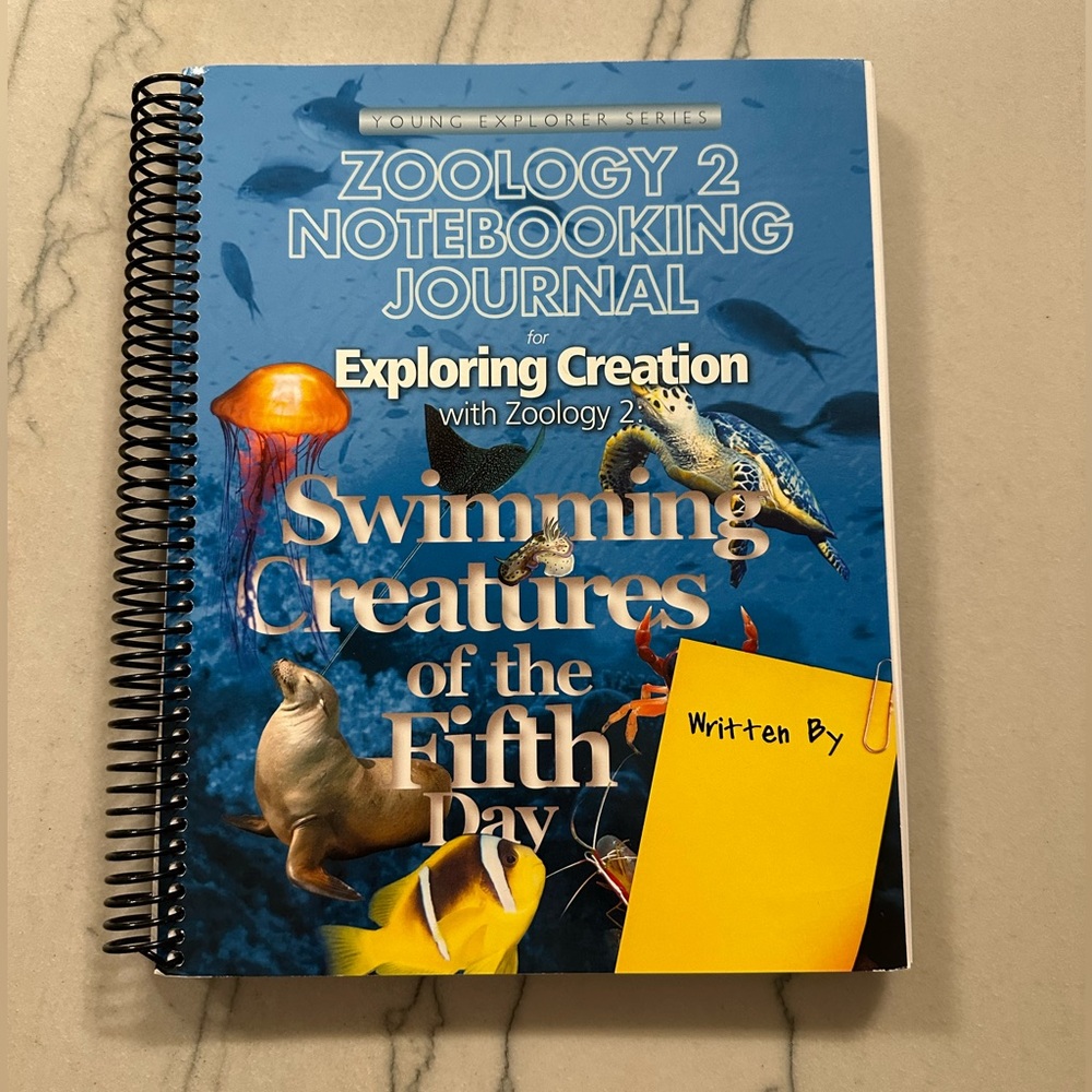 Exploring Creation with Zoology 2: Swimming Creatures of the Fifth Day workbook